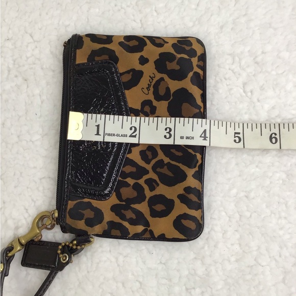 Coach Cheetah Print Wristlet Wallet - Picture 8 of 10